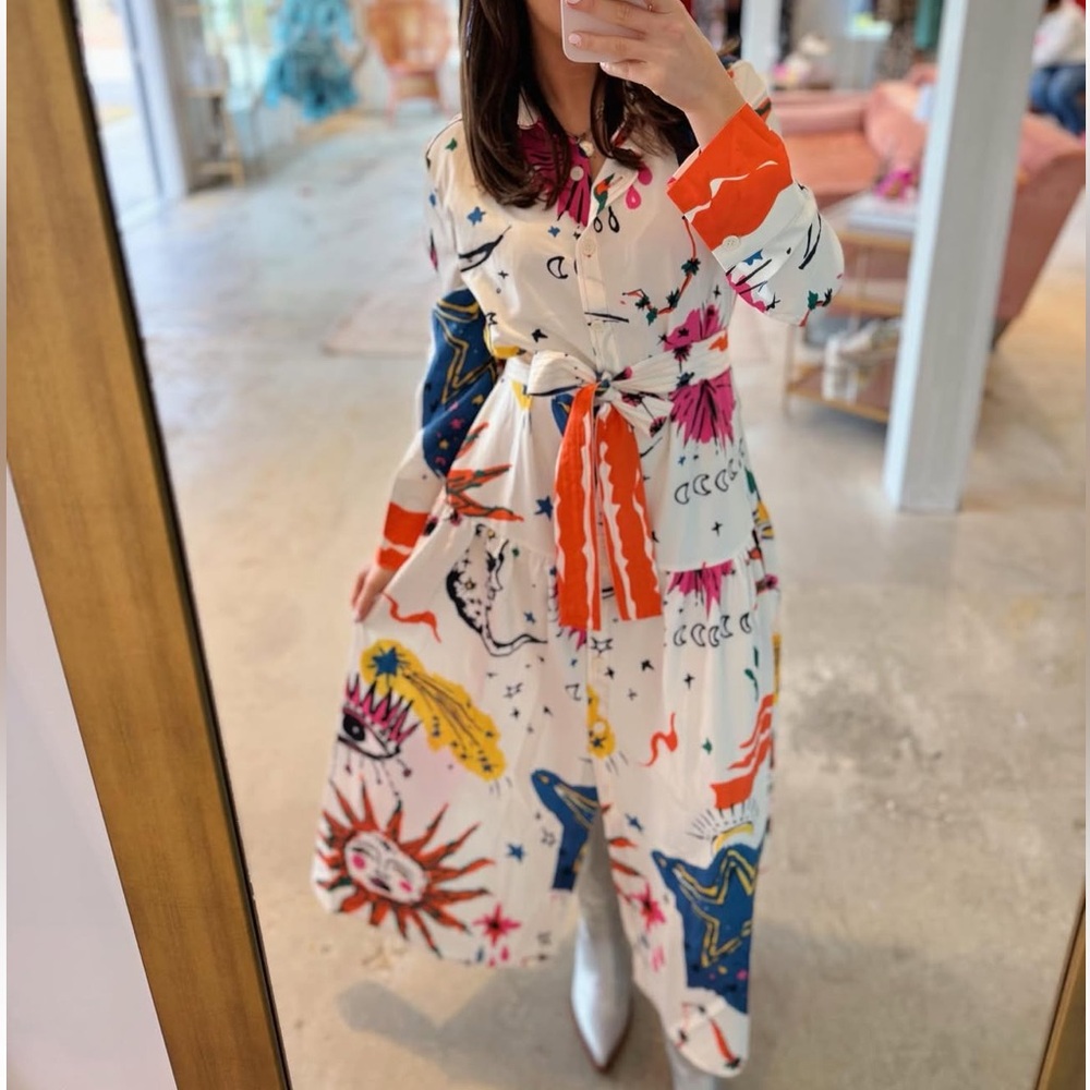 Abstract Sun Dress